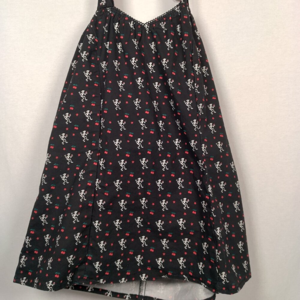 Vintage 1990s Social Distortion Halter Top Shirt 2XL Skelly Skeleton Punk Ties - Picture 8 of 13